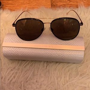 Jimmy Choo woman’s aviator sunglasses